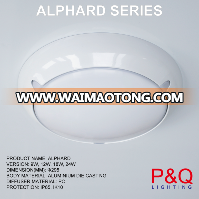 SHANGHAI MANUFACTURERS round led ceiling light DIAMETER 295MM OVAL ROUND CEILING LUMINAIRE LED